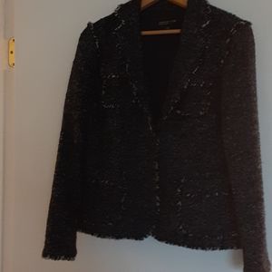 Black and white jacket